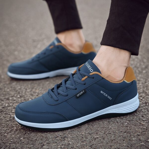 OZERSK 2020 Hot Sale Autumn Men Sneakers Fashion Men Casual Shoes Leather Breathable Komportable Man Shoes 5