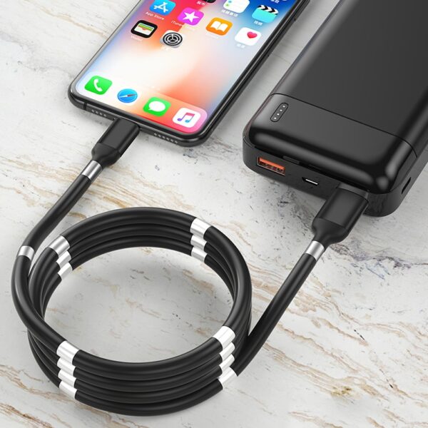 RDCY Fast charging 2 4A Magic rope cable automatically retractable USB to Type C charger for 4