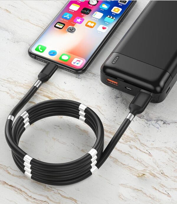 RDCY Fast charging 2 4A Magic rope cable automatically retractable USB to Type C charger for 4