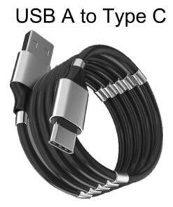 RDCY Fast charging 2 4A Magic rope cable automatically retractable USB to Type C charger for 4.jpg 640x640 4