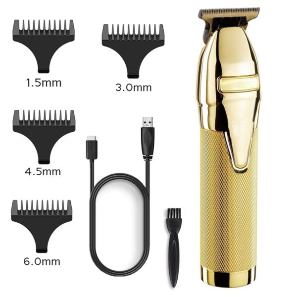 T blade propesyonal nga hair trimmer electric hair clipper lalaki beard trimmer rechargeable hair cutter machine USB 2
