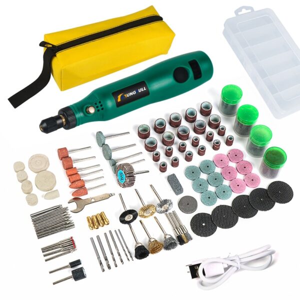 TUNGFULL Cordless Rotary Tool USB Woodworking Engraving Pen DIY For Jewelry Metal Glass Wireless Drill Mini 5
