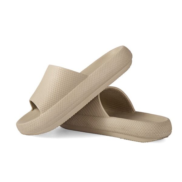 Tendencia Suela gruesa Pantuflas de casa para mujer Tacón de 4 5 cm Zapatos planos de plataforma para damas antideslizantes EVA 4.jpg 640x640 4