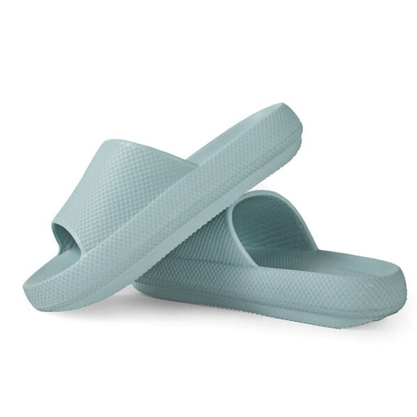 Tendencia Suela gruesa Pantuflas de casa para mujer Tacón de 4 5 cm Zapatos planos de plataforma para damas antideslizantes EVA 6.jpg 640x640 6