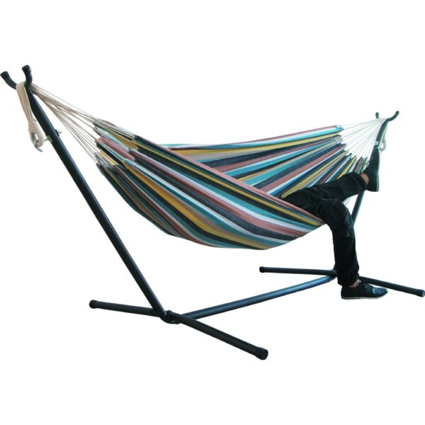 Two person Hammock Camping Thicken Swinging Chair Outdoor Hanging Bed Canvas Rocking Chair Not with Hammock 3