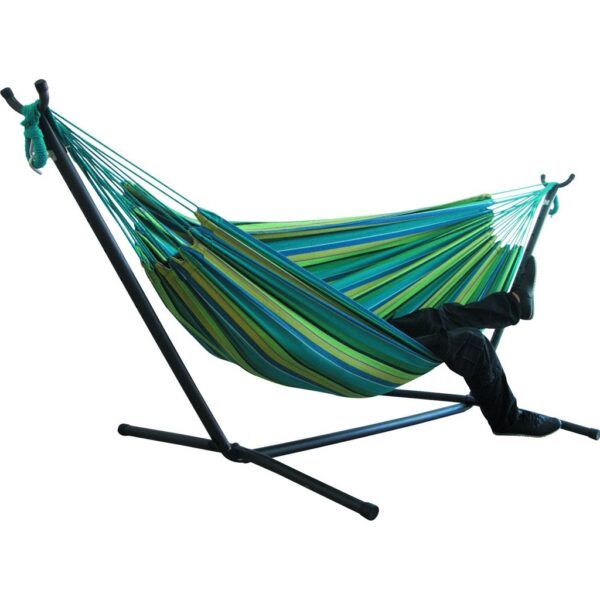 Duo homo Hammock Castra densantur Inclinata Cathedra Outdoor pendens Bed Canvas gestatio Cathedra non cum Hammock I