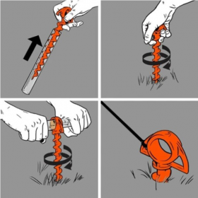 Camping Tent Ground Screw - image 5