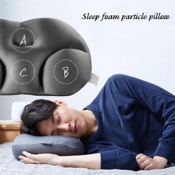 3D Pillow Ergonomic Memory Foam Pillow Mahugasan nga Travel Neck Particle Pillow 3D Pillow Sleep Cushion Micro