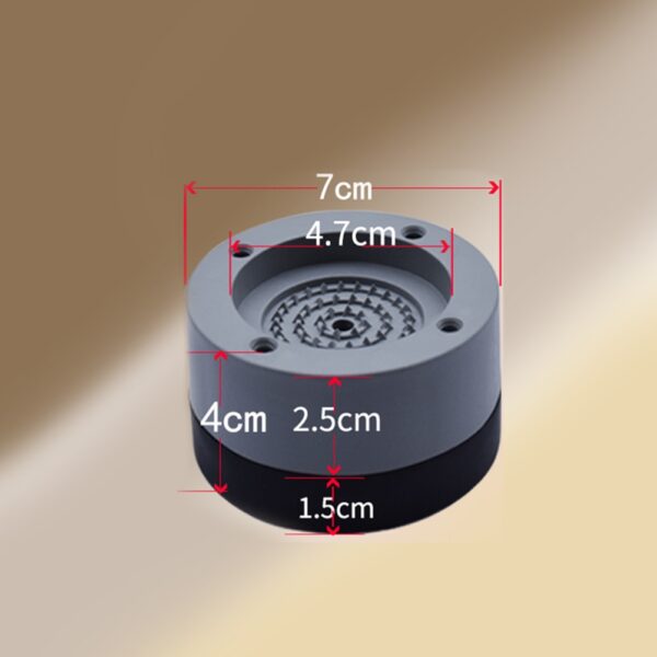 4Pcs वाशिङ मेसिन एन्टि भाइब्रेसन प्याड हेभी ड्युटी वाशर ड्रायर प्याड फर्निचर नन स्लिप एन्टिभाइब्रेसन फीट १