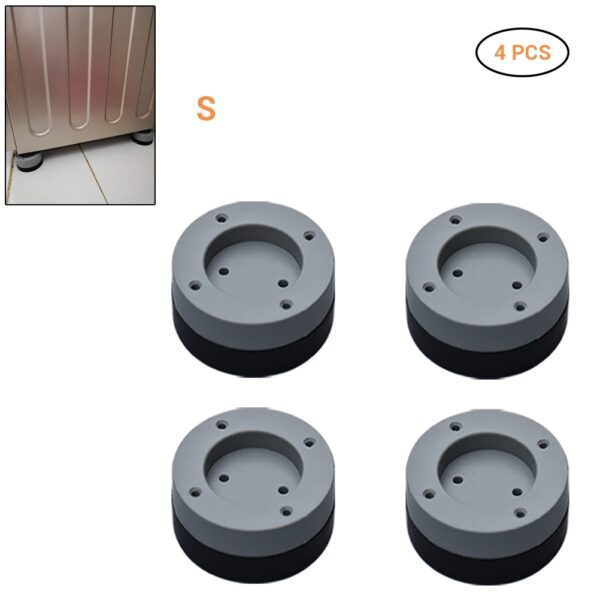 4Pcs Washing Machine Anti Vibration Pads Heavy Duty Washer Dryer Pad Furniture Non Slip Antivibration Feet 4