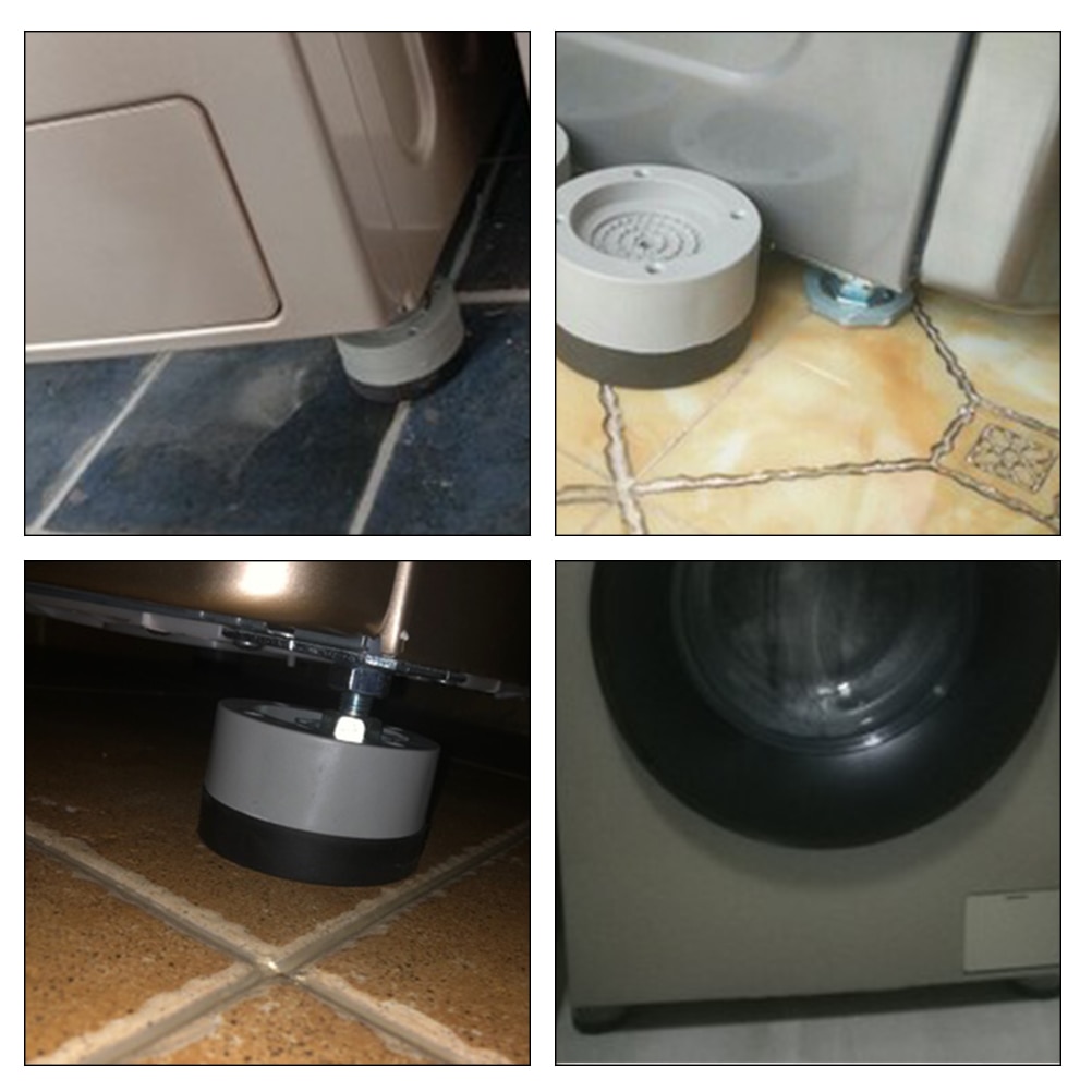 Details about   Anti-Slip and Anti-Noise Washing Machine Feet Anti-vibration Feet 4PCS 2020 