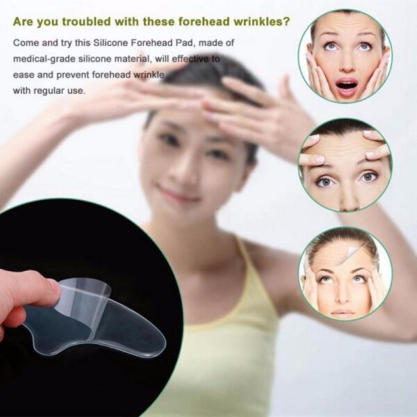 Poca 5Pcs Pad Face Eye Anti Wrinkle Face Reicable Silicone Overnight Invisible Thoir air falbh loidhnichean aghaidh 11