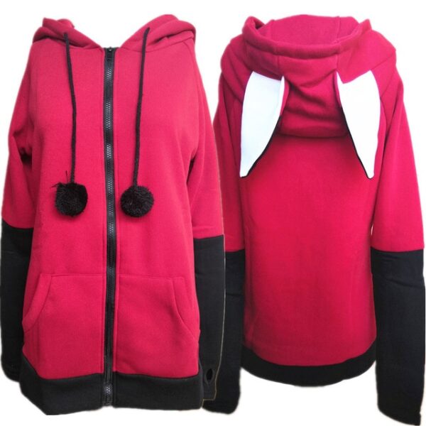 Animal Fox Ear Cosplay Costumes Hoodie Coat Warm Orange Sweatshirt Unisex Hoodies 1.jpg 640x640 1