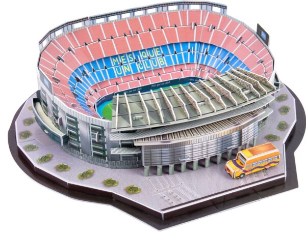 Klassieke Jigsaw DIY 3D Puzzel Wereld Voetbalstadion Europese Voetbal Speeltuin Gemonteerd Gebouw Model Puzzel Speelgoed