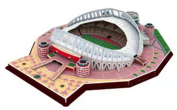 Klassisk puslespil DIY 3D Puzzle Verdensfodboldstadion Europæisk fodbold Legeplads Samlet bygning Model Puzzle Legetøj 13.jpg 640x640 13