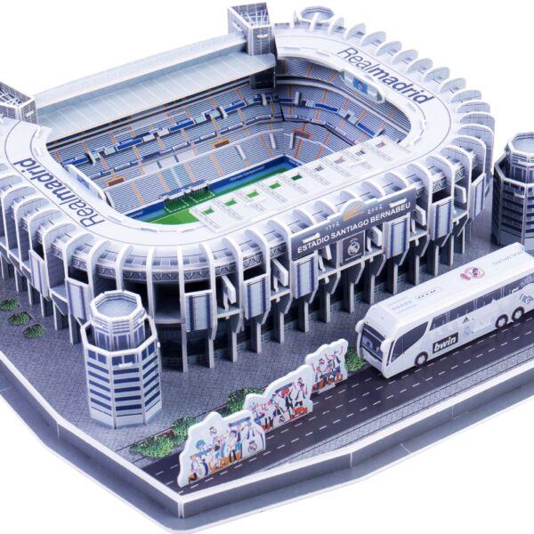 Classic Jigsaw DIY 3D Puzzle World Football Stadium European Soccer Playground Assembled Building Model Puzzle Toys 2