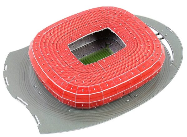 Klassisk puslespil DIY 3D Puzzle Verdensfodboldstadion Europæisk fodbold legeplads Samlet bygning Model Puzzle Legetøj 3