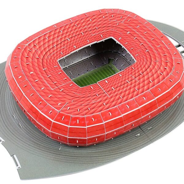 Classic Jigsaw DIY 3D Puzzle World Football Stadium European Soccer Playground Assembled Building Model Puzzle Toys 3