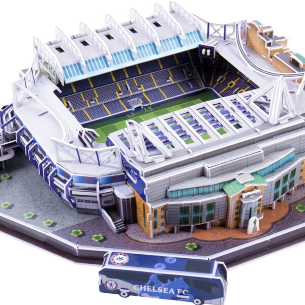 Classic Jigsaw DIY 3D Puzzle World Football Stadium European Soccer Playground Assembled Building Model Puzzle Toys 4