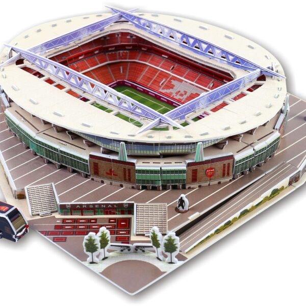 Classic Jigsaw DIY 3D Puzzle World Football Stadium European Soccer Playground Assembled Building Model Puzzle Toys 5