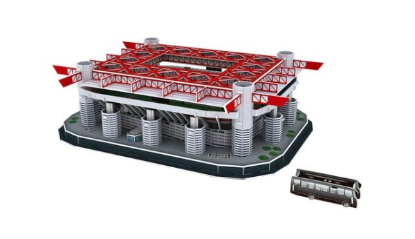 Klassisk puslespil DIY 3D Puzzle Verdensfodboldstadion Europæisk fodbold Legeplads Samlet bygning Model Puzzle Legetøj 5.jpg 640x640 5