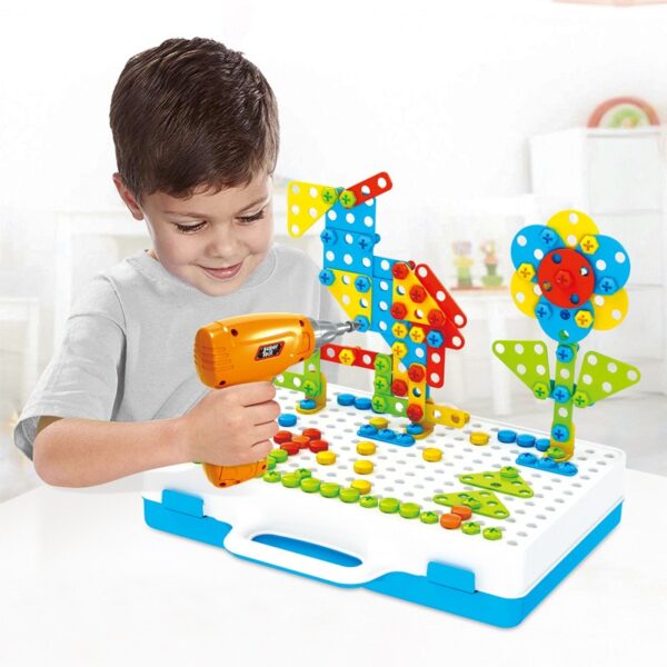 Enfants vis autoperçante écrou Puzzle jouets semblant jouer outil perceuse démontage assemblage enfants jouet perceuse Puzzle