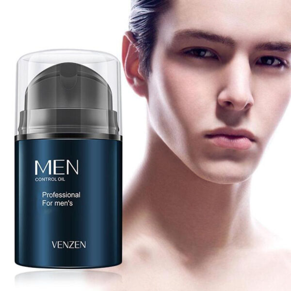 Crème pour le visage pour hommes, rafraîchissante, hydratante, contrôle de l'huile, collagène, resserre les pores, Anti-vieillissement, soins pour la peau 5