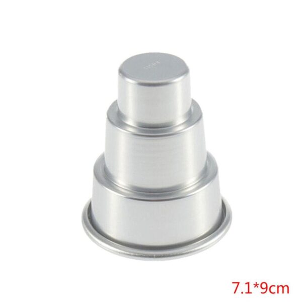 Mini 3 Tier Cake Pan Huis Verjaardag DIY Pudding Cupcake Mould Aluminiumlegering Koekie Sjokolade Bak 1.jpg 640x640 1