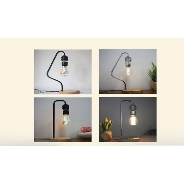Novost LED magnetska žarulja za levitaciju lebdeći plutajuća stolna svjetiljka Magic Black Tech bežični punjač za telefon 4