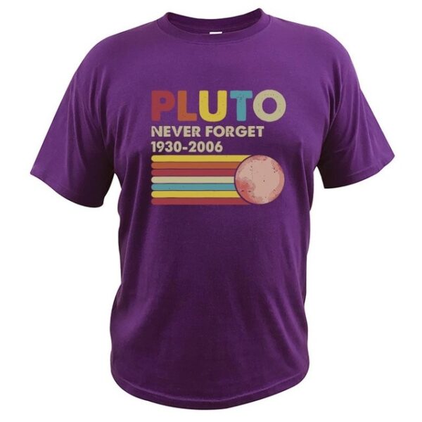 Pluto Never Forget T-skjorte Vintage Funny Astrologisk Lover Gave Digital Print Dwarf Planet Høy kvalitet 4.jpg 640x640 4