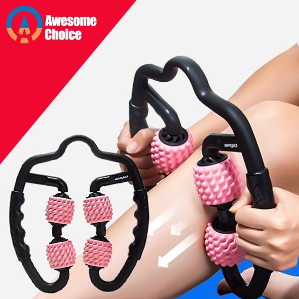 U Shape Trigger Point Massage Roller para sa Arm Leg Neck Muscle Tissue para sa Fitness Gym Yoga