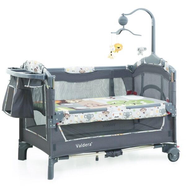 Valdera 다기능 접이식 아기 침대 패션 휴대용 게임 침대 0 3 년 아기 침대 밴드 모기 2.jpg 640x640 2