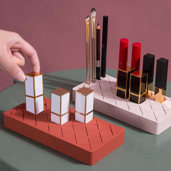 12 24 36 Grid Silicone Lipstick Opbergdoos Makeup Organizer Display Stand Make Brush Wenkbrauw 3