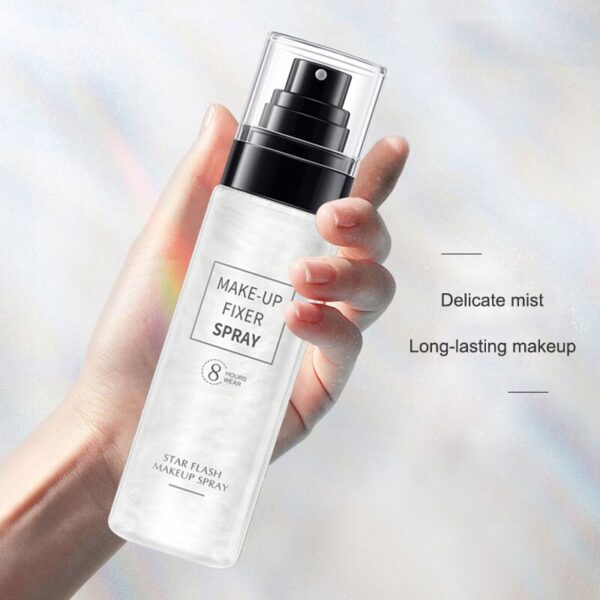 2019 Makeup Setting Spray Langvarandi svitaheldur vatnsheldur olíustjórnun Rakagefandi Fixing Mist Spray 3