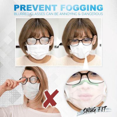 HUAPAI Anti Fog Nose Bridge Accessory for Prevent Eye Glasses from Fogging Anti Fog Silicone Nose Bridge
