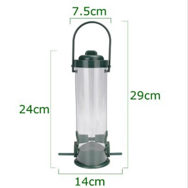 Bird Feeders Hanging Type Outdoor Pet Bird Seeds Food Feeder Tree Garden Snacks Bucket Holder Bird 2