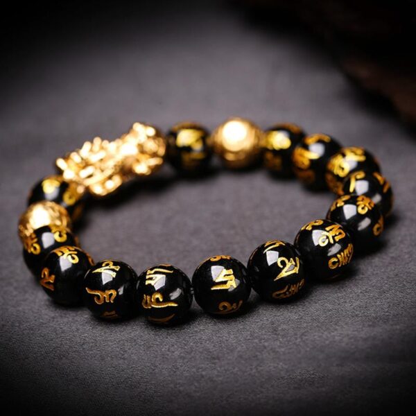 Black Obsidian Wealth Bracelet - Not sold in stores