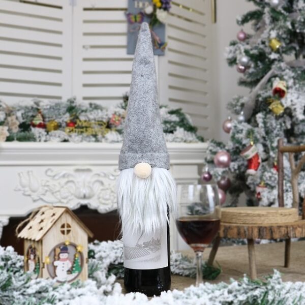 Christmas Champagne Bottle Cover Dress Up Decoration Christmas Faceless Doll Festival Christmas Crafts Decoration Accessories 40 1.jpg 640x640 1