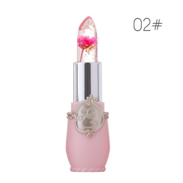 Crystal Jelly Flower Lipstick Temperatur Färgförändrande läppbalsam Makeup Fuktgivande Långvariga Magiska läppstift 1.jpg 640x640 1