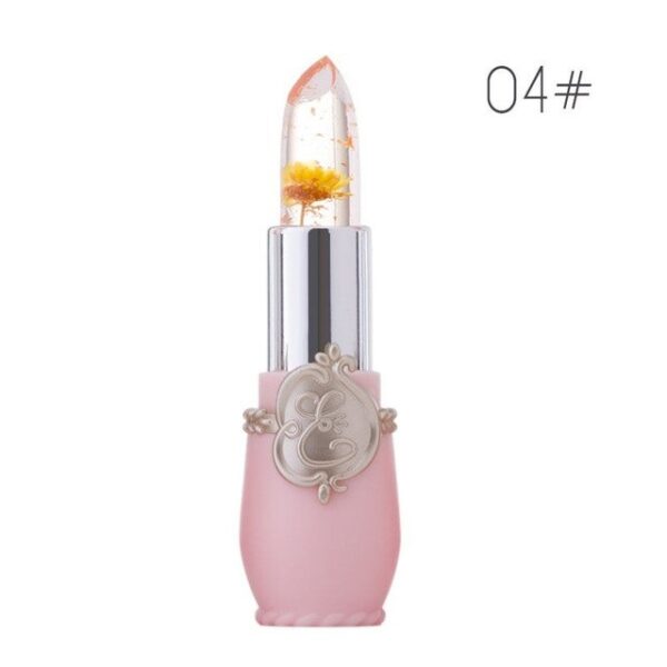 Crystal Jelly Flower Lipstick otutu otutu Ayipada Aaye Balm Atike Moisturizing Long Pipẹ Idẹ Idoti 3.jpg 640x640 3