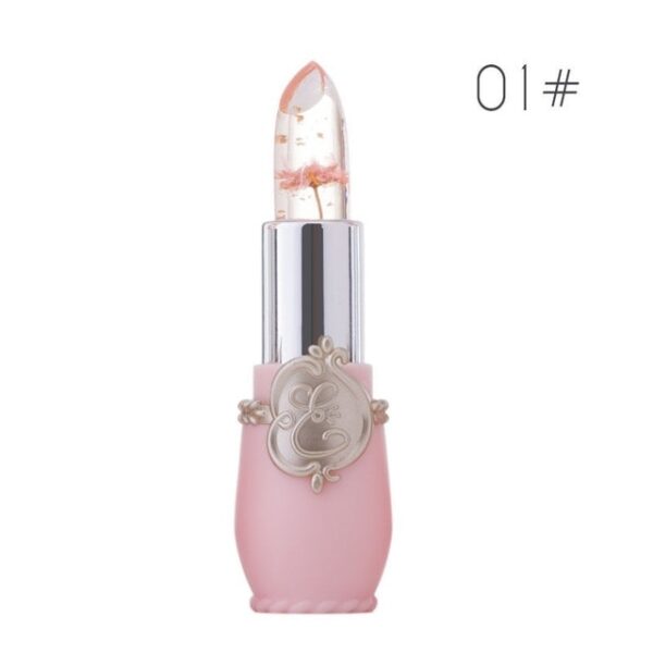 Crystal Jelly Flower Lipstick Mocheso Mmala o Fetola Molomo oa Balm Makeup Moisturizing Long Lasting Magic