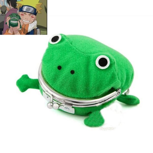 Hokage Ninjia Naruto Frog Müntide rahakott Cosplay Rekvisiidid Konna Rahakott Anime Multifilm Manga Flanellist mündihoidja 1