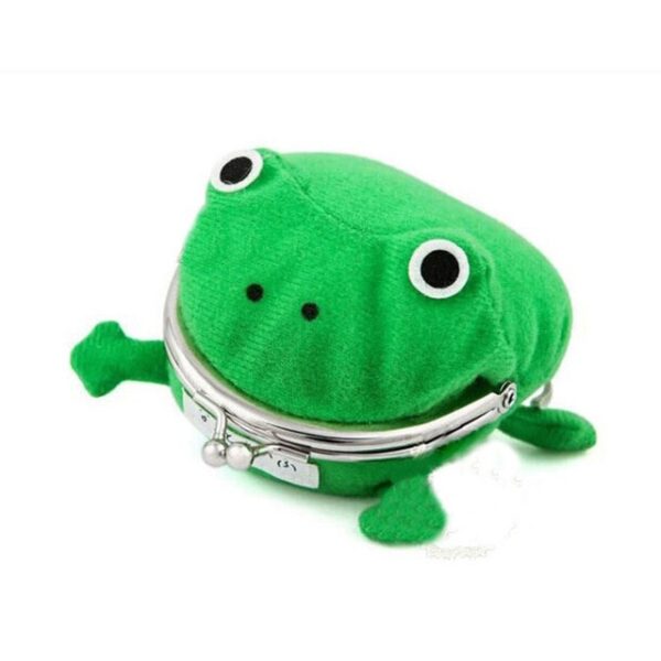 Hokage Ninjia Naruto Frog Coin Purse Cosplay Props Frog Wallet Anime Cartoon Manga Flannel Coin