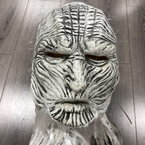 Horror The Night King Mask Cosplay Game of Thrones White Walkers Zombie Latex Masks With Hair 1