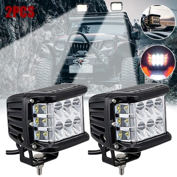 Hot Sale 4 Inch 90 W IP68 Side Shooter Pods Combo LED Work Light Strobe Lamp 1.jpg 640x640 1