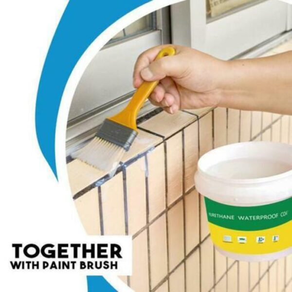 Innovative Sealer Mighty Paste Polyurethane Waterproof Coating for Home House Bathroom Roof TUE88 5