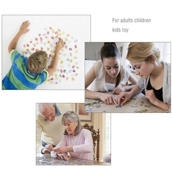 Jigsaw Puzzles 500 Pieces Assembling Picture Christmas Puzzle Dulaan Para sa mga Hamtong Bata Mga Bata Mga Dula nga Pang-edukasyon 5