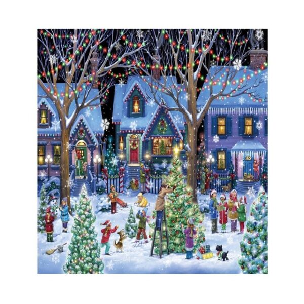 Puzzles Jigsaw 500 Pezzi Assembling Picture Natale Puzzle Giocattoli Per Adulti Zitelli Ziteddi Ziteddi Ghjochi