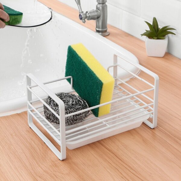 Coquina Spongia Holder Cum Strainer Iron Spongia Exhaurire Repono Rack Familia Coquina Purgatio Rag Rack Sink