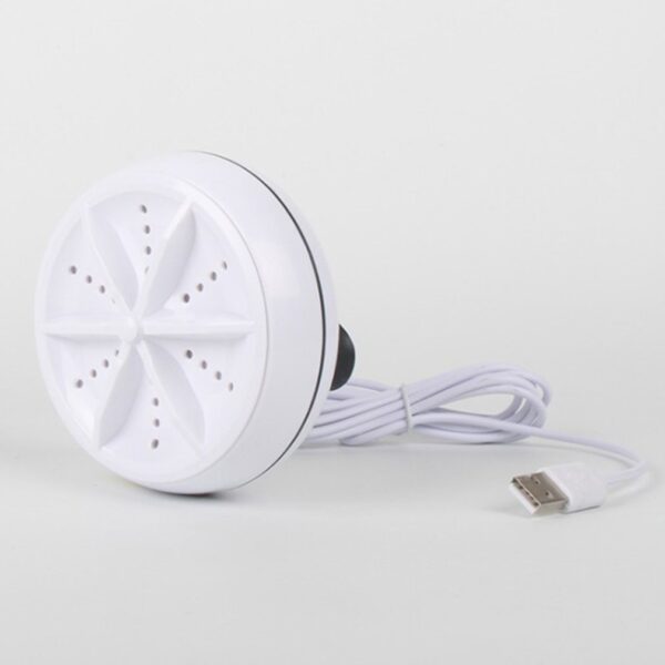Mini Ultrasonic Washing Machine Portable Turbo Personal Rotating Washer Convenient Travel Home Business Travel USB 1